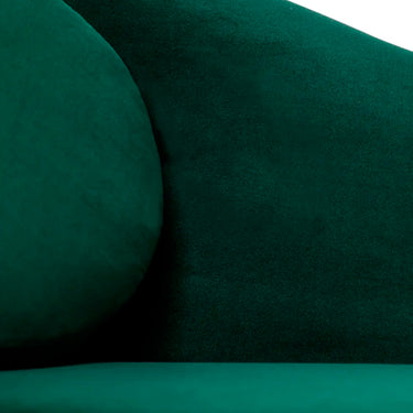 Sofá de 2 plazas terciopelo Giulia - Verde - Tugow