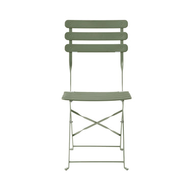 Juego de mesa con 2 sillas para exterior Paris - Verde cactus - Tu Gow