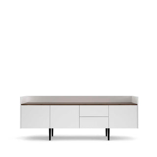 Credenza Indiana - Color Nogal y Blanco - Tu Gow