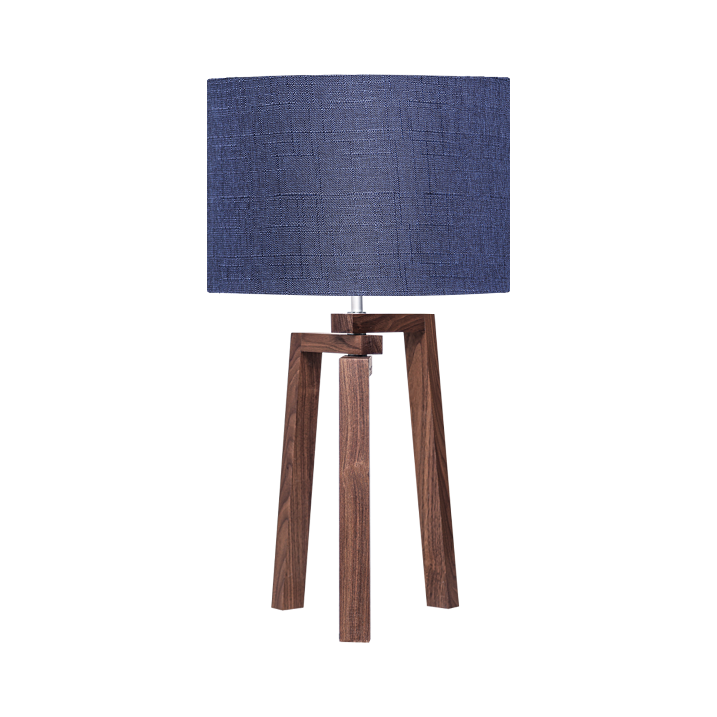 Lámpara de mesa Romina - Nogal y Azul Marino - Tugow