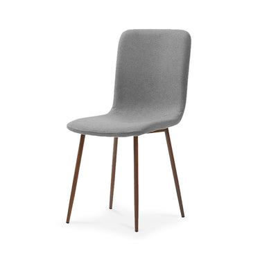 Set de 4 sillas de tela gris claro - Tu Gow