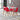 Mesa rectangular blanca con 4 sillas rojas - Tu Gow