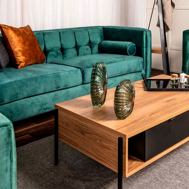  Sofá de 3 plazas para sala de estar, cómodo sofá de 3