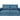 Sofá de 2 plazas Etna - Azul Navy con patas negras - Tugow